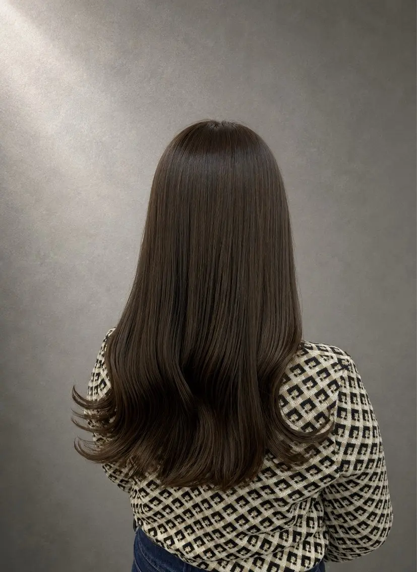 カラー 坂井 朱里のヘアスタイル
