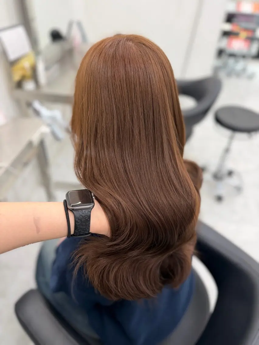 ロング カラー ヘアアレンジ ヘアカラー トリートメント ヘアセット 透明感カラー🎀艶髪 Anju/渋谷🎀のヘアスタイル