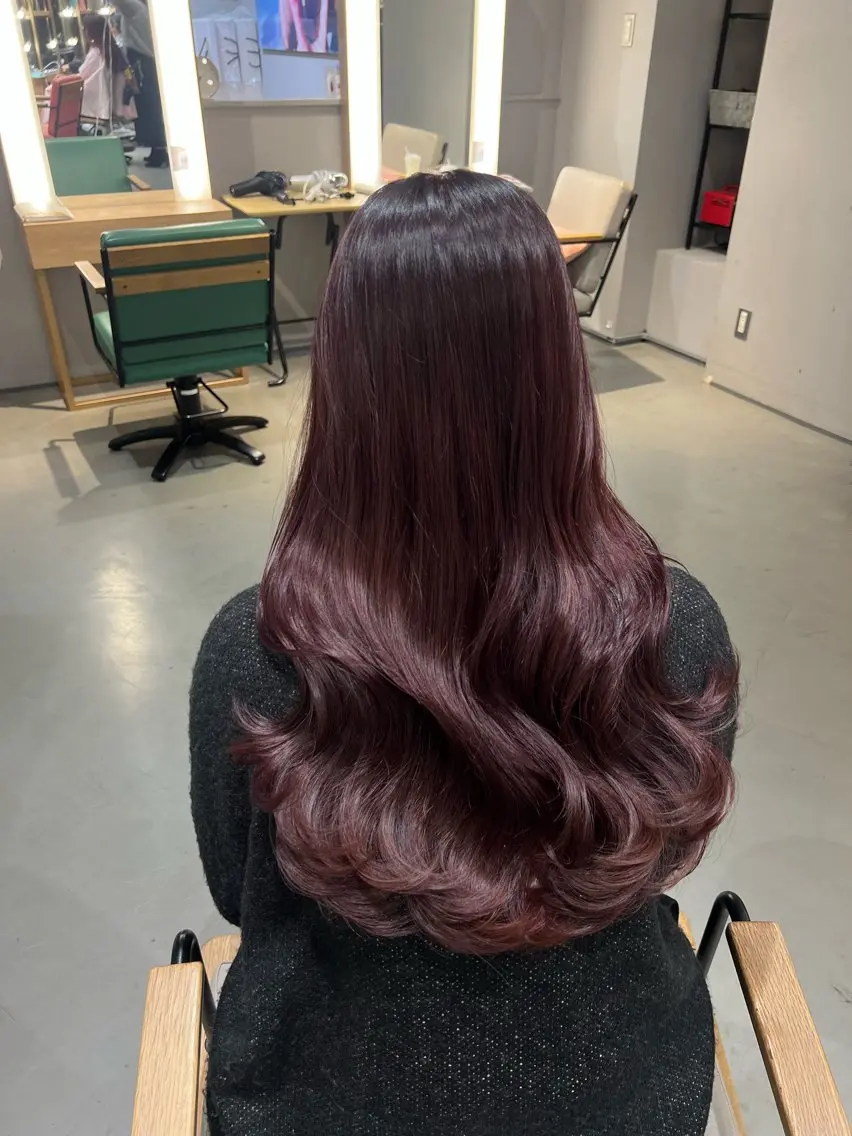 ロング カラー unopulir Shioriのヘアスタイル