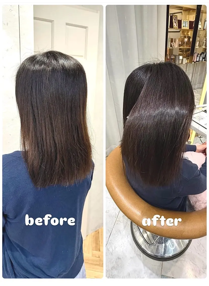 ミディアム カラー ヘアカラー トリートメント 羽田野 光希のヘアスタイル