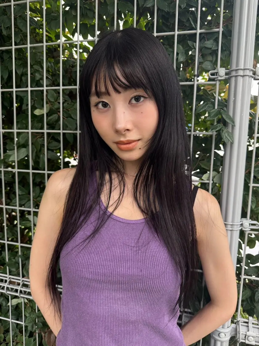 ロング 縮毛矯正 林 コウセイ【三軒茶屋】のヘアスタイル