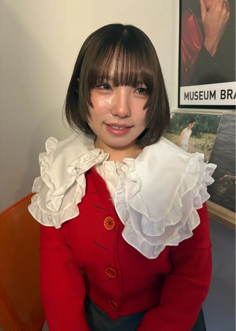 ミディアム ボブ 姫カット レイヤーカット カット person♡kii マオのヘアスタイル