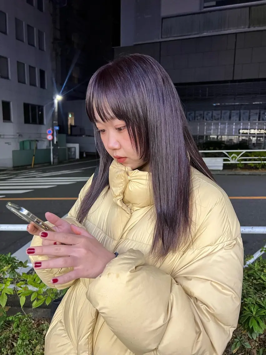 ロング レイヤーカット NERO加藤木麻彩のヘアスタイル
