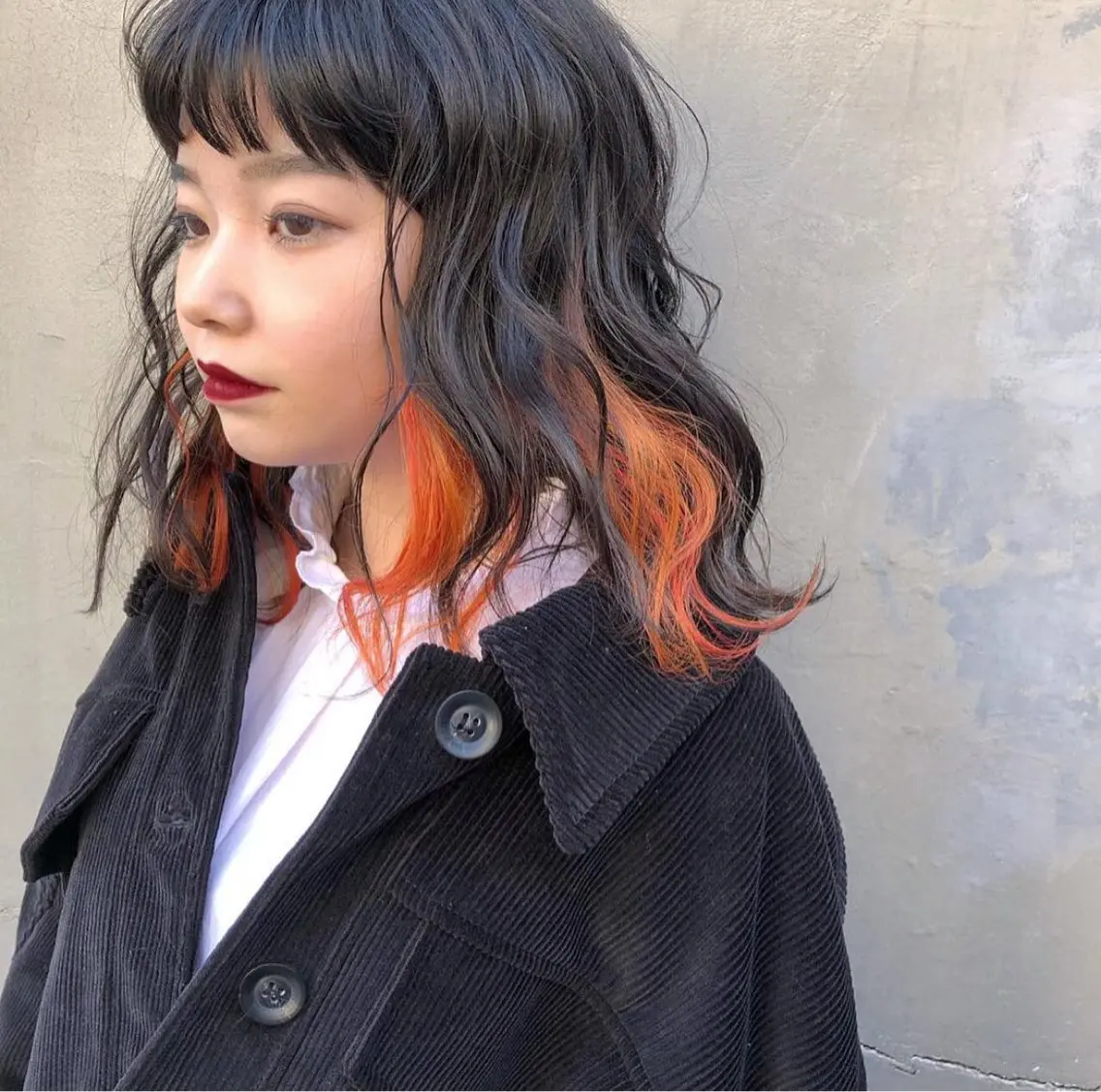 ミディアム カラー happy  man 🌸クロスパーマ🌸のヘアスタイル