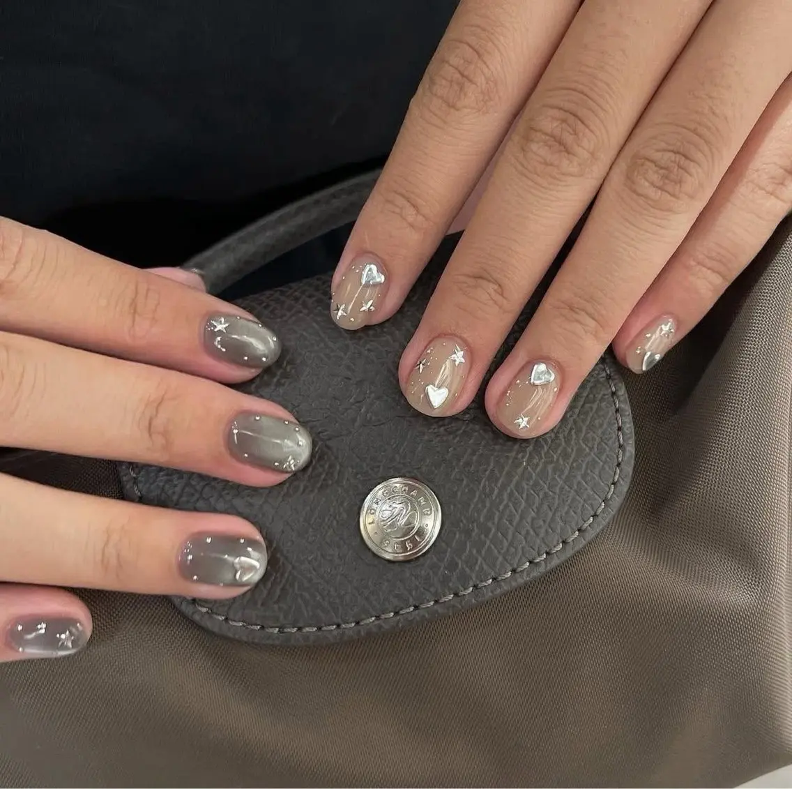 ネイル アートネイル 成人式 ジェルネイル ニュアンスネイル ネイルチップ Kora Nailのネイルデザイン