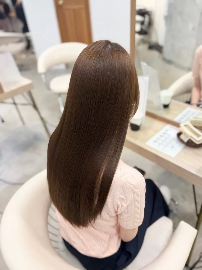 《ミニモ学割U24》ベージュ系カラー🤎オリーブ系カラー💚限定🎀ロングヘアの方🎀の写真