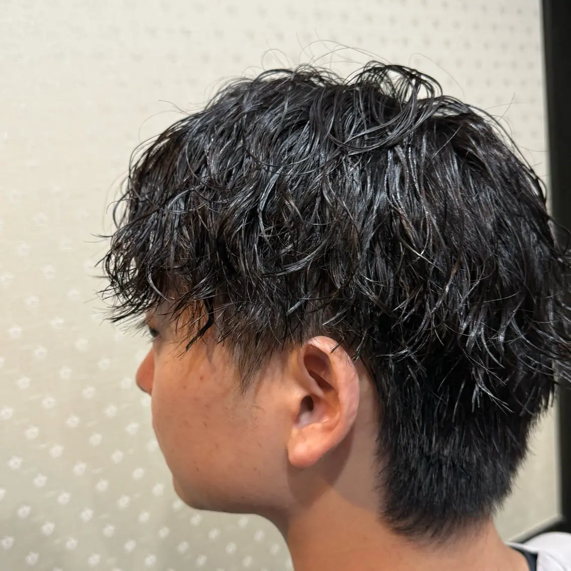 ミディアム パーマ ナガタ ナナミのヘアスタイル