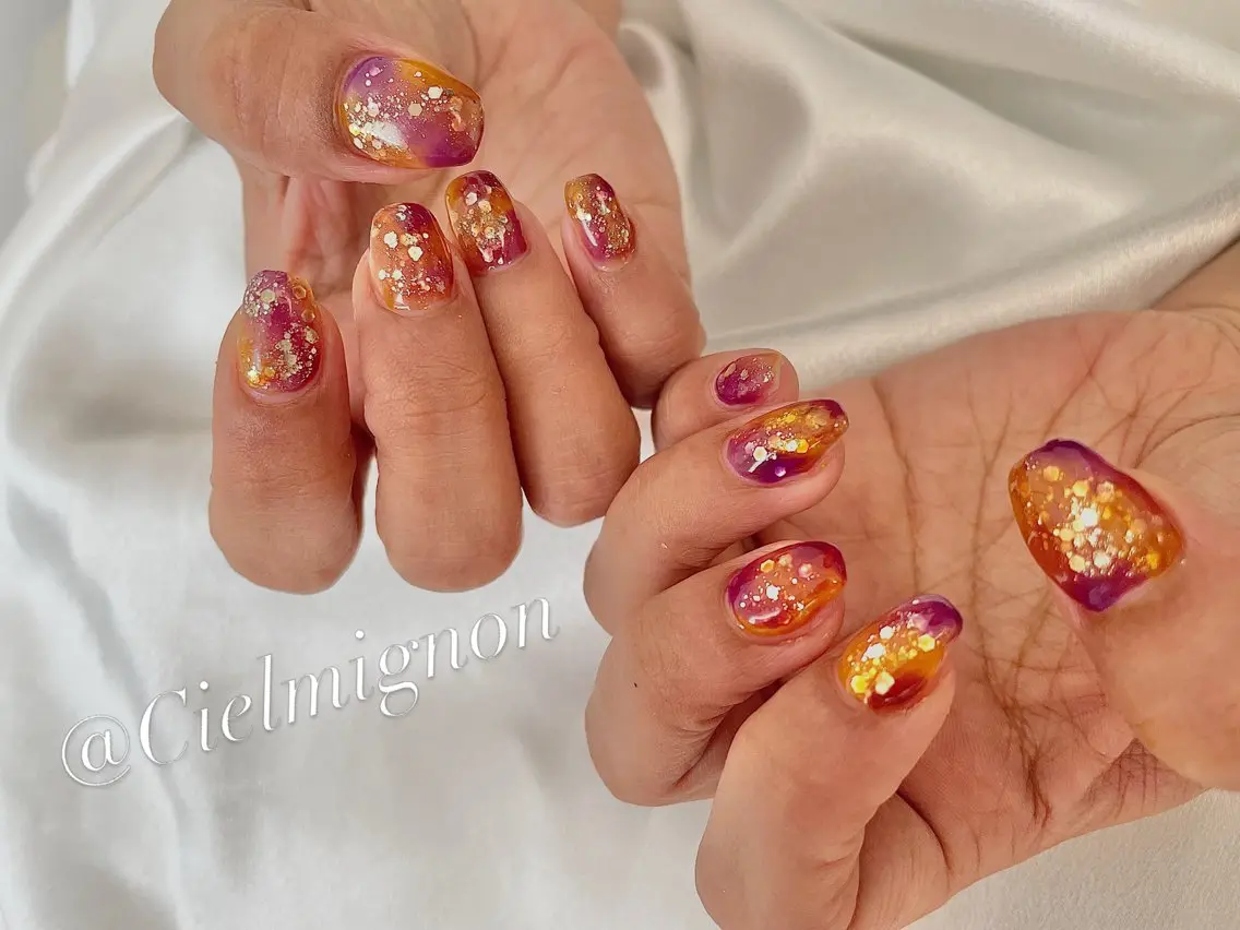 ネイル ハンドネイル Cielmignon chi♡のネイルデザイン