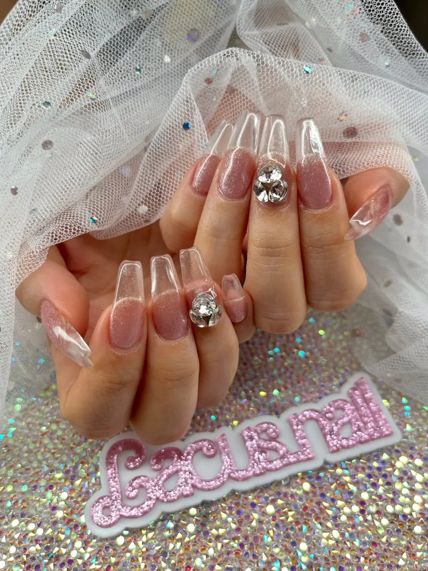 ネイル アートネイル スカルプネイル Nail Salon Lacusのネイルデザイン