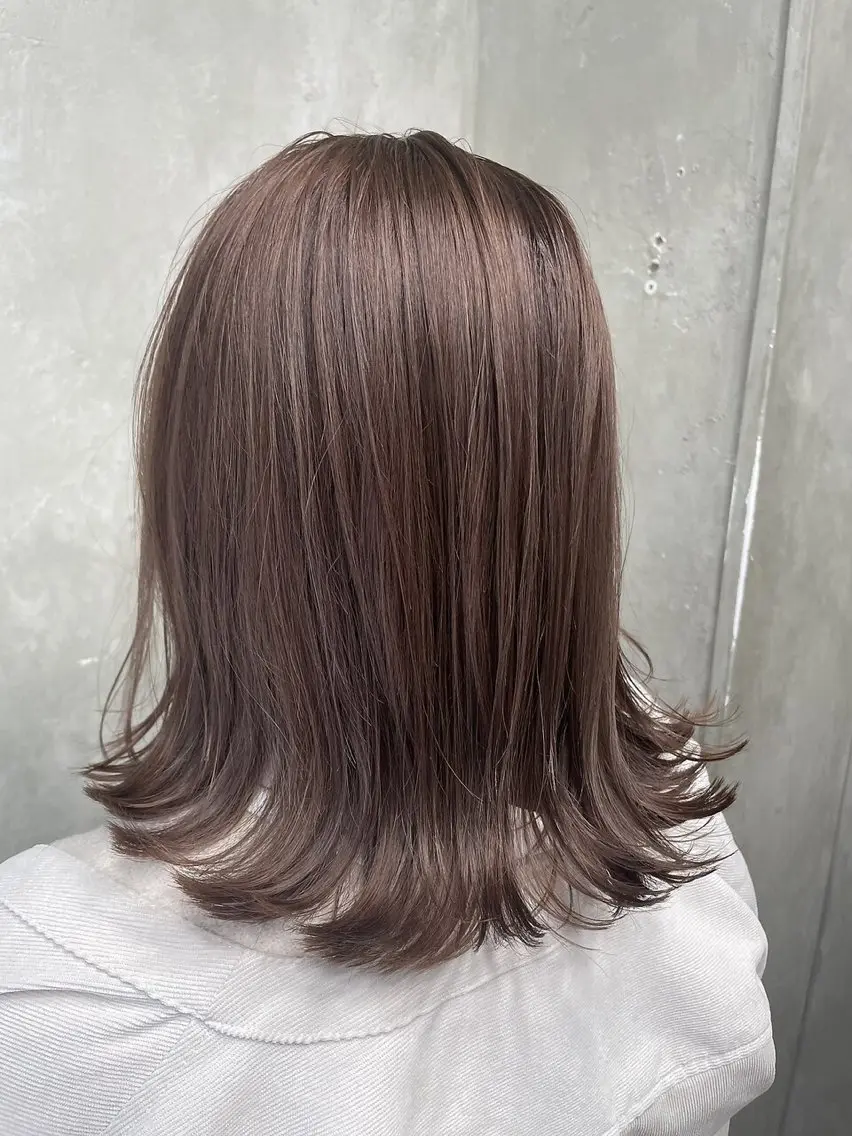 ミディアム ヘアカラー 艶カラー/髪質改善 🩶Yukiのヘアスタイル