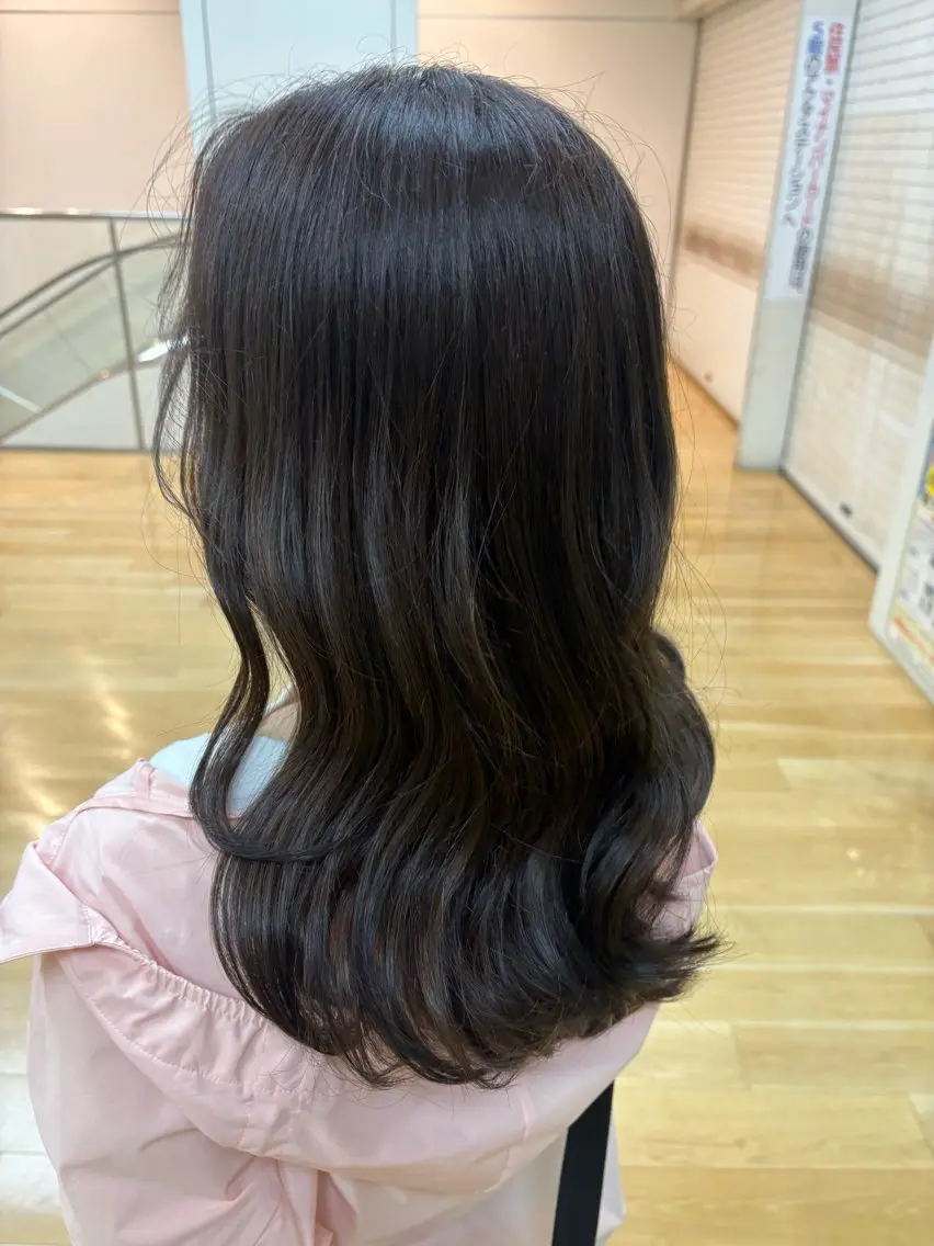 セミロング ヘアアレンジ 顔周りカット 韓国風ヘア レイヤーカット 小顔カット ジェシカ西宮店 (ヤマグチミオカ)のヘアスタイル
