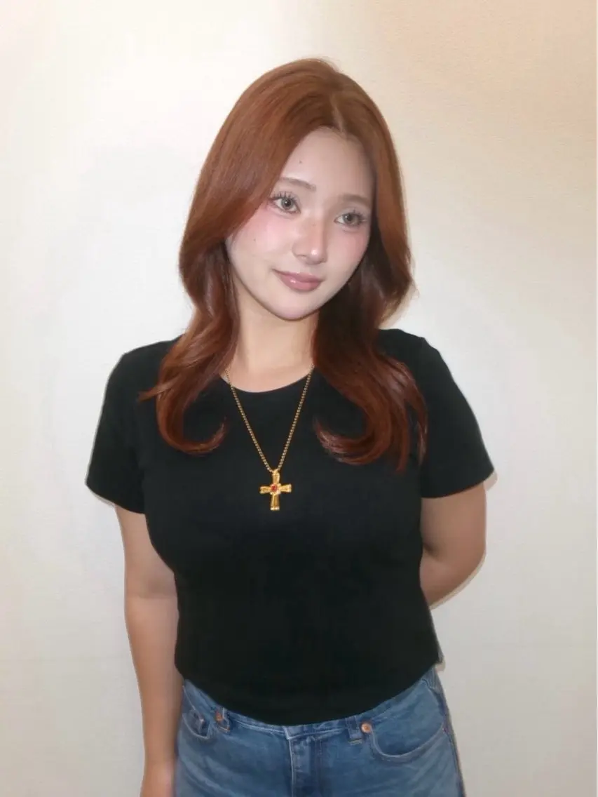 セミロング カラー カット ヘアカラー トリートメント mary💋寒色 カラー/layerのヘアスタイル