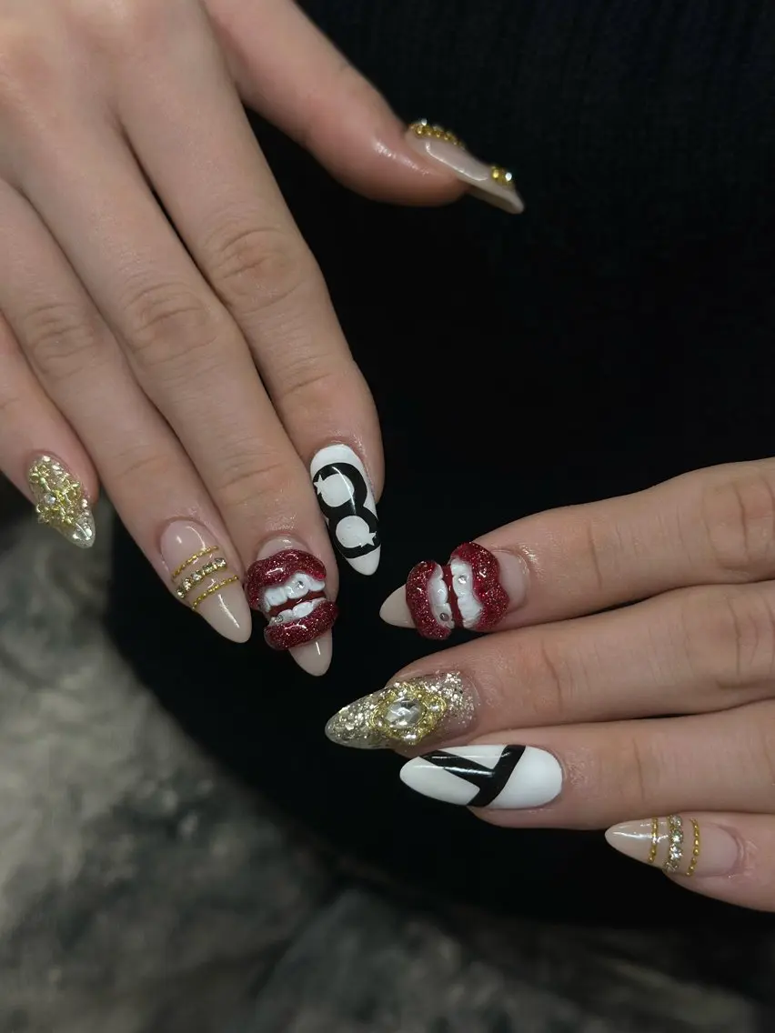 new open♬*゚【gel】アート10やり放題コース🐶オフ有❌リピーター様 指名料¥330の写真