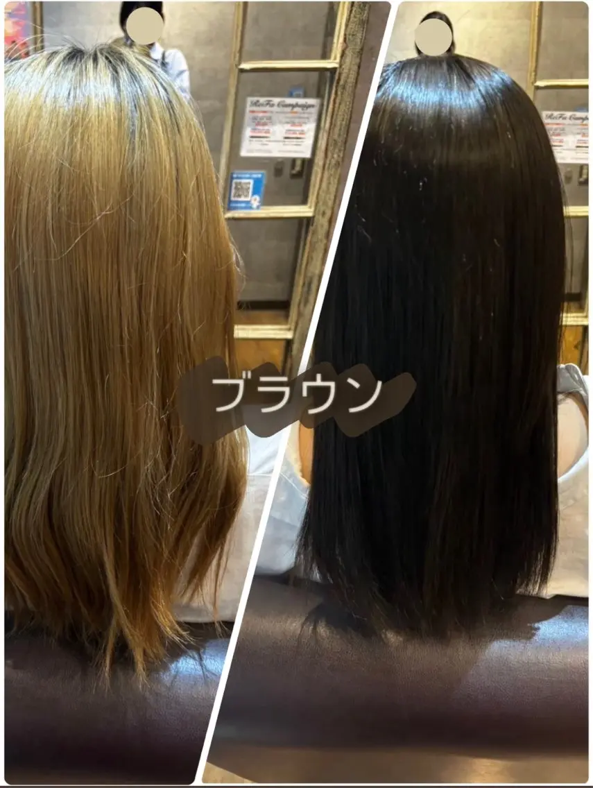 ロング カラー ブラウンカラー 松本|似合わせ眉 ×まつげパーマ×ヘアの眉毛・アイブロウイメージ