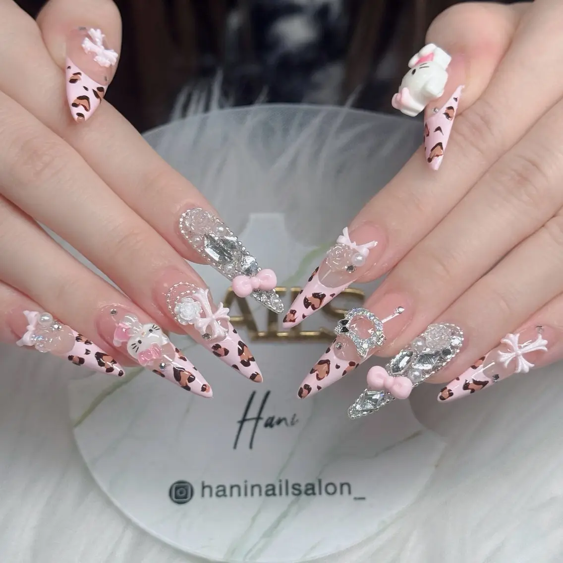 ネイル フットネイル フレンチネイル グラデーション 韓国ネイル ロングネイル ハンドネイル Hani Nail Salonのネイルデザイン