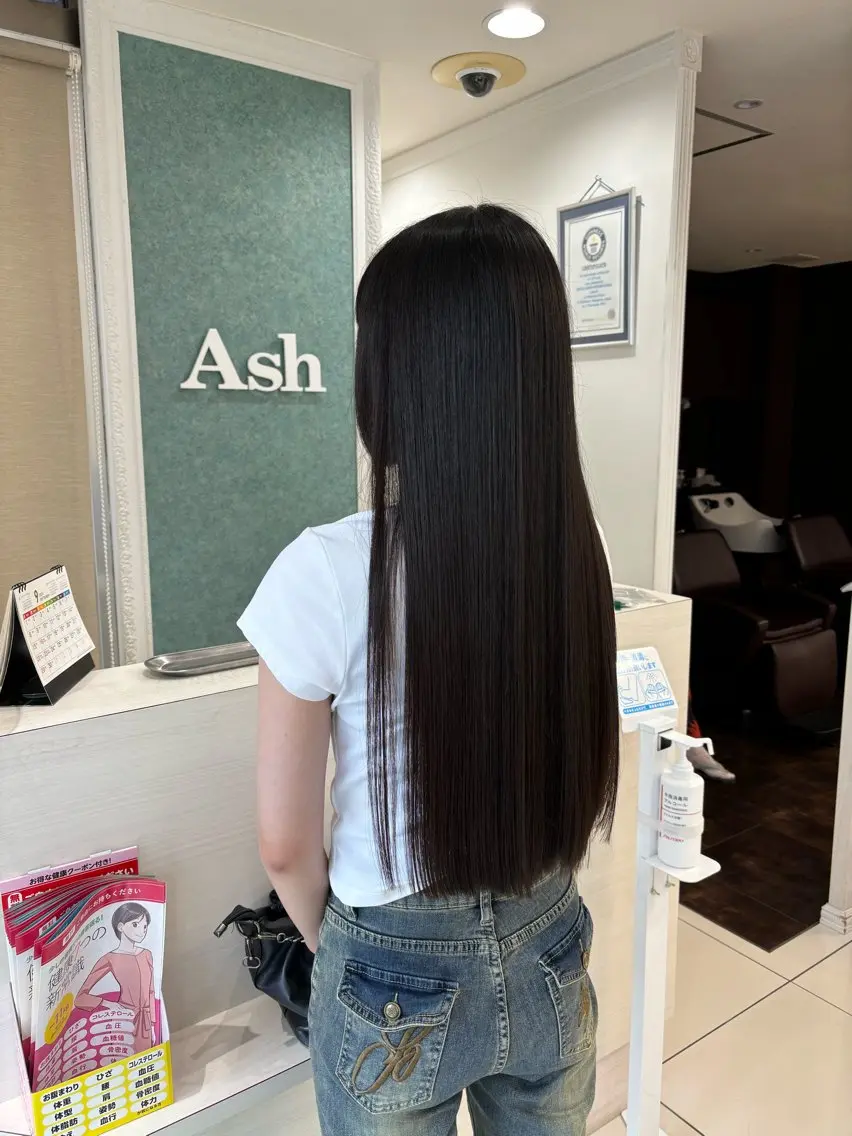 ロング 丸山 萌愛のヘアスタイル