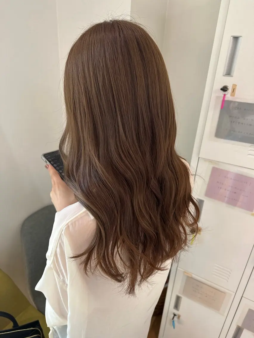 ロング カラー 齊藤 来美のヘアスタイル