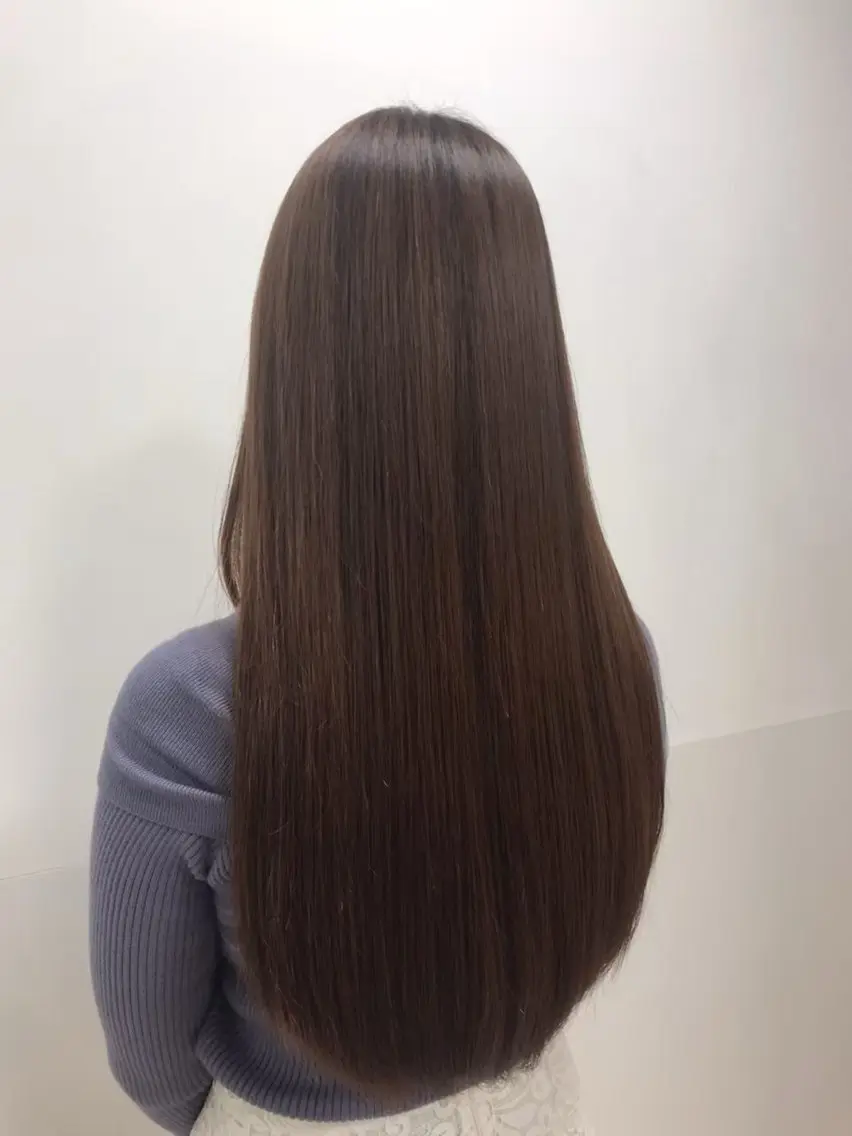 ロング 縮毛矯正 🍒BASSA池袋 🍋momo🍒のヘアスタイル