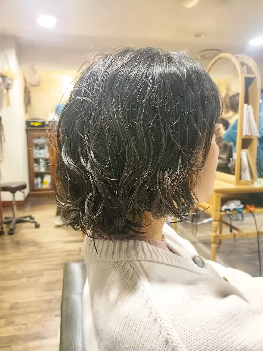 ショート ボブ カット パーマ トリートメント ASAKO ✴︎アメリシュシュのヘアスタイル