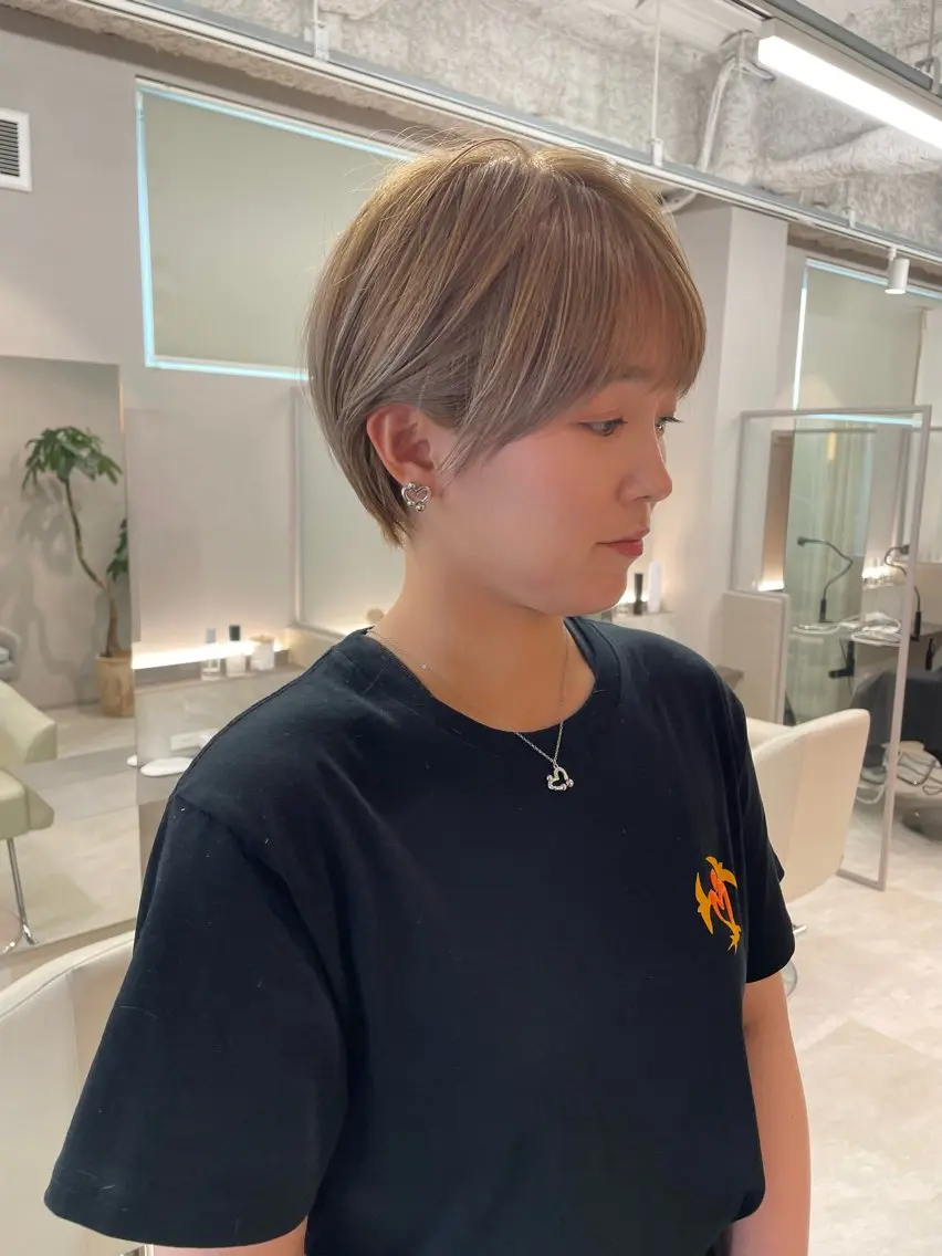 ショート 江崎 良のヘアスタイル