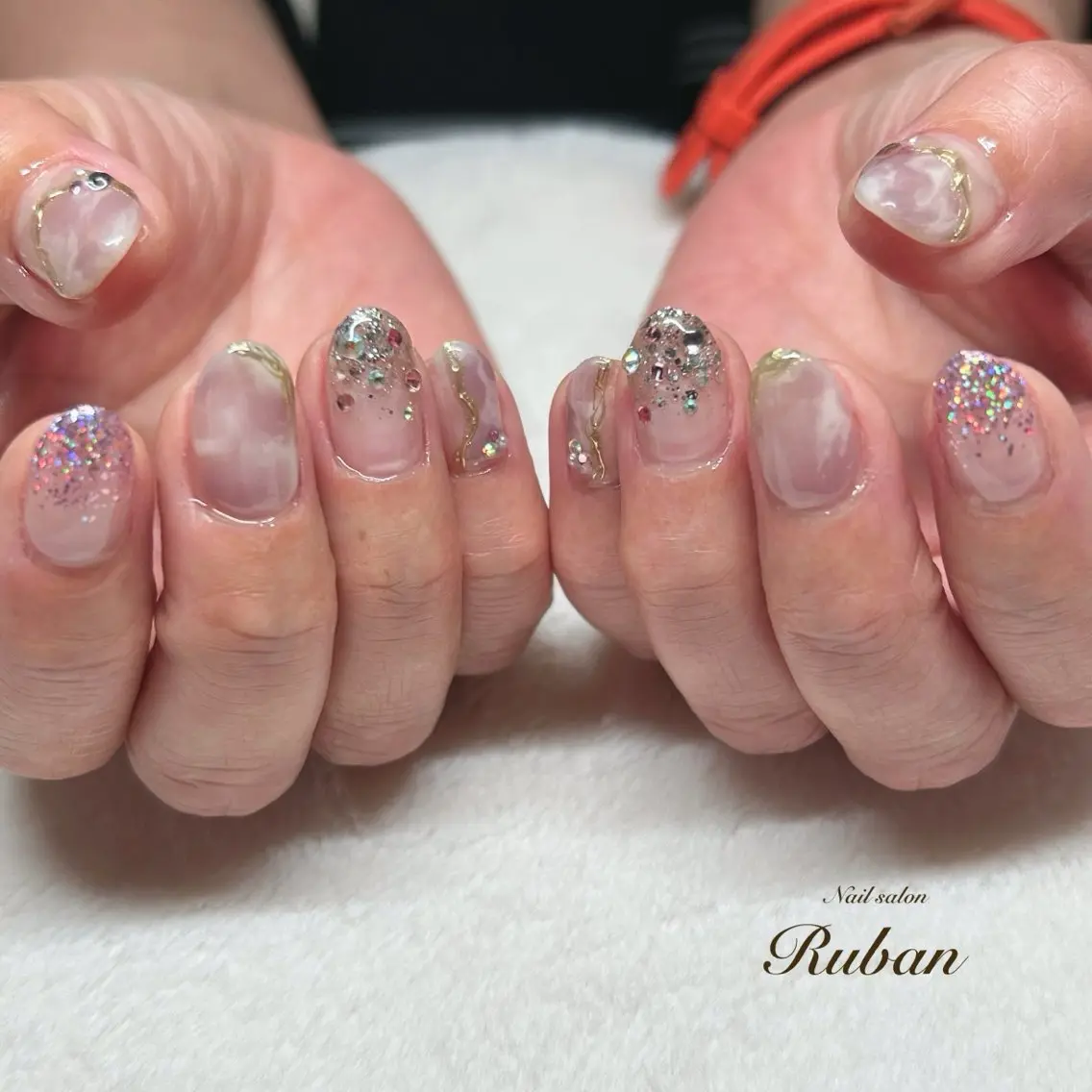 ネイル ニュアンスネイル Nail salon Rubanのネイルデザイン