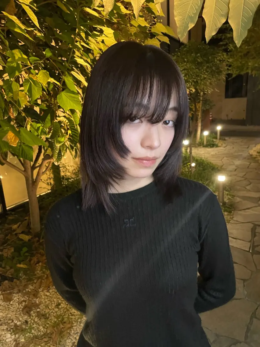 ミディアム カラー ヘアカラー トリートメント girly/ヘア メイクMitsukiのヘアスタイル