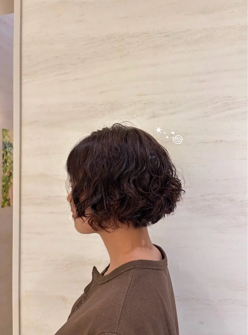 ショート パーマ 平塚美容室/UNIX 重松🪽🫧のヘアスタイル