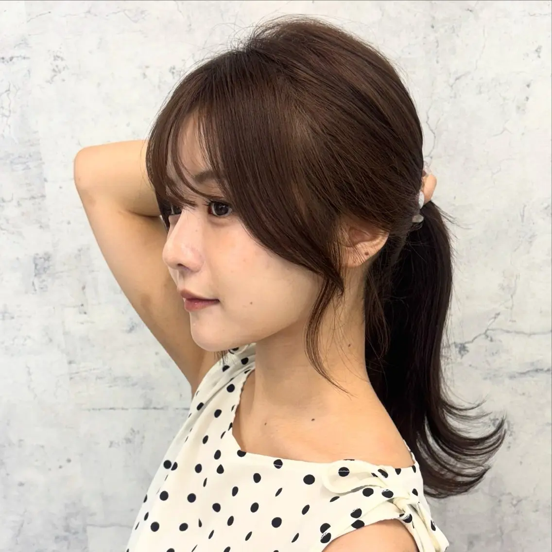 カラー 𝐀𝐑𝐈𝐒𝐀 🎀‎🤍銀座美容室のヘアスタイル
