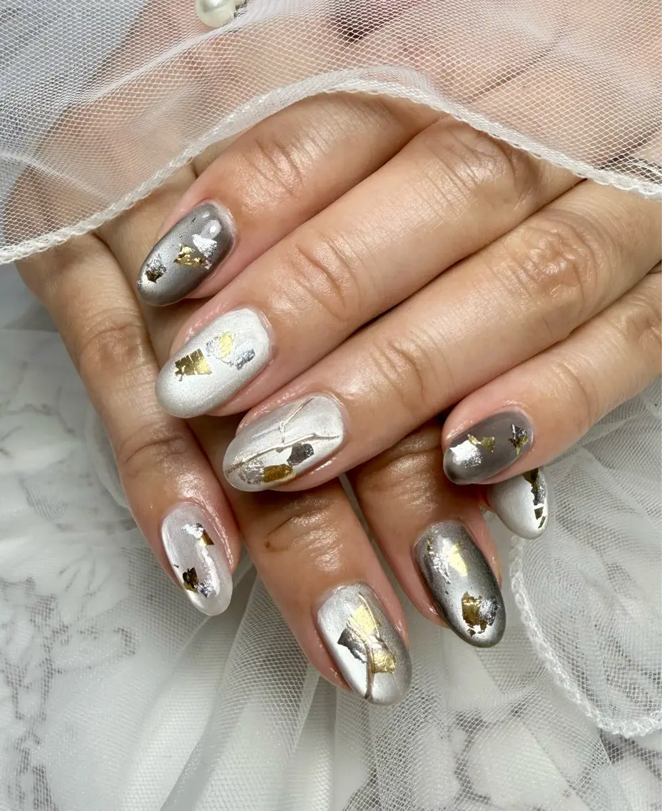 ネイル アートネイル チークネイル フラッシュネイル フラッシュマグ フレンチネイル Mai’s nailのネイルデザイン