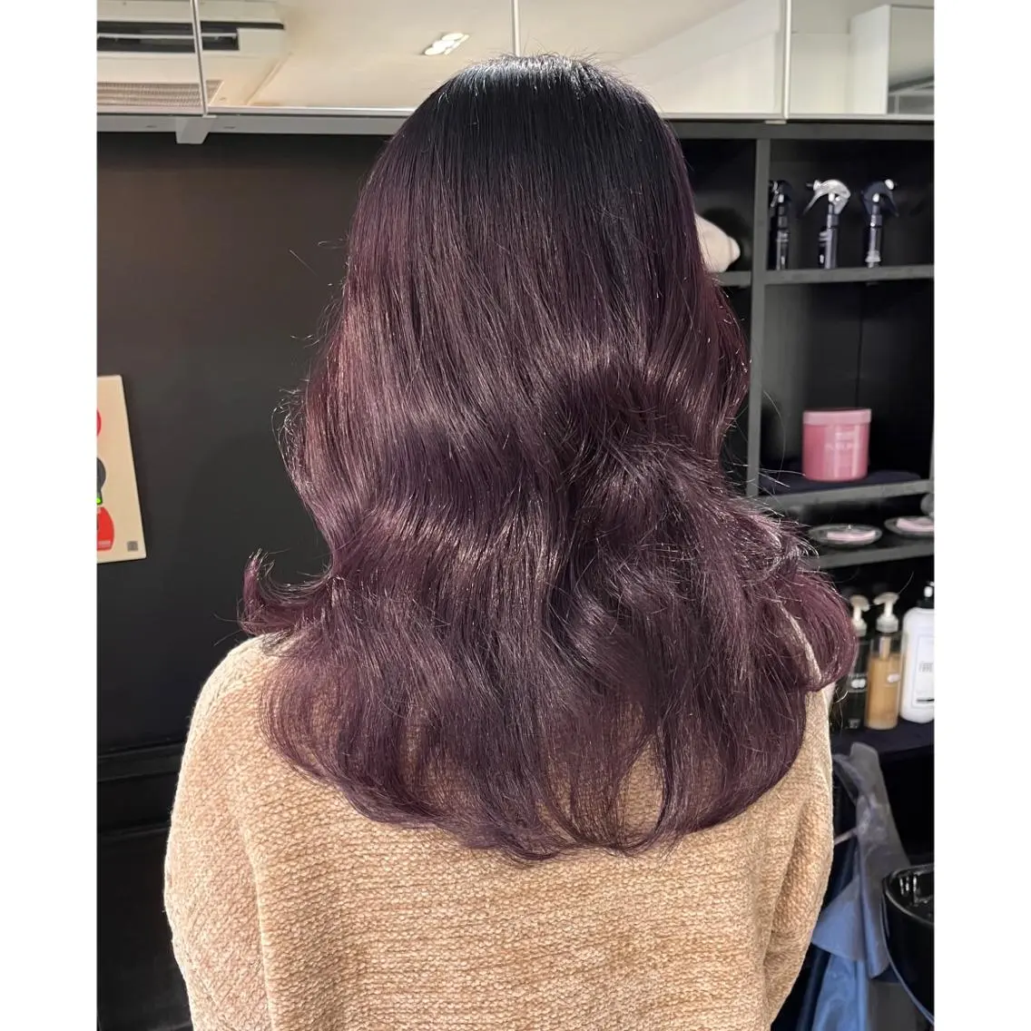 セミロング カラー ブリーチ ヘアカラー miyu /トレンド カラー×艶髪のヘアスタイル