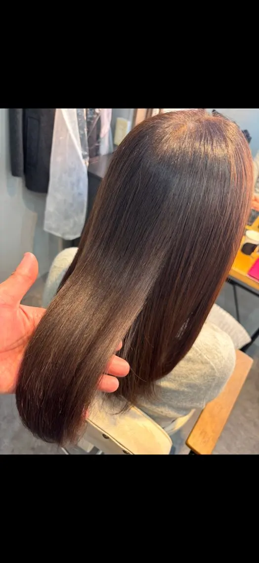 ミディアム カット ヘアカラー トリートメント Toiro横浜 NORIのヘアスタイル