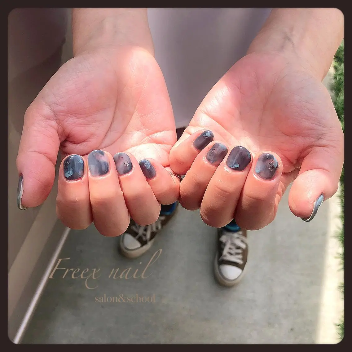 ネイル 大理石ネイル(マーブル) ニュアンスネイル freex nail /ニュアンス/個性派のネイルデザイン