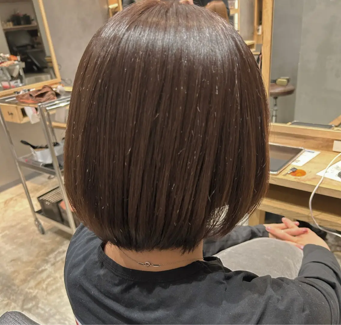 ショート カラー 透明感ブラウン/艶髪 KIKOのヘアスタイル