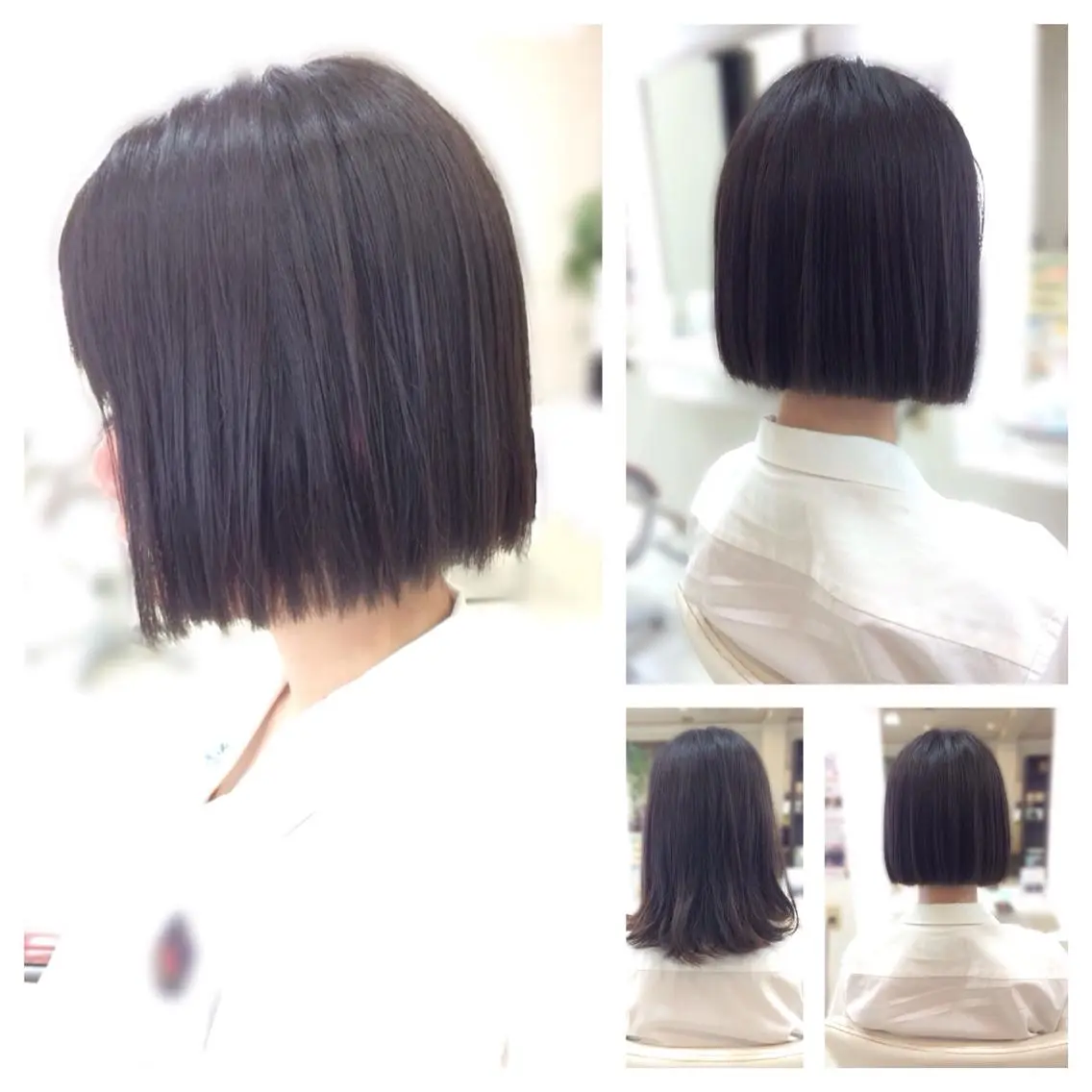 ミディアム 切りっぱなしボブ ボブ いけだ ゆうのヘアスタイル