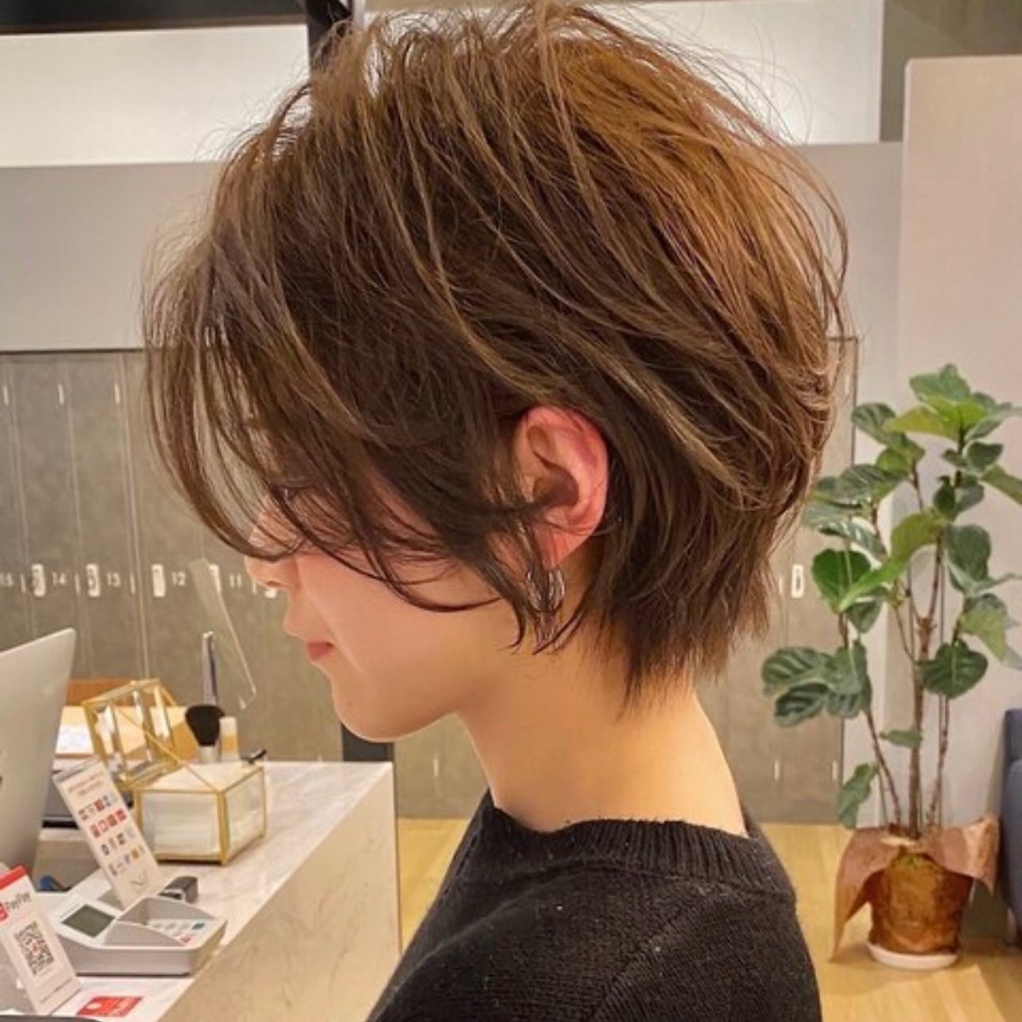 ショート カラー 似合わせショートカ ット/福岡/えりのヘアスタイル