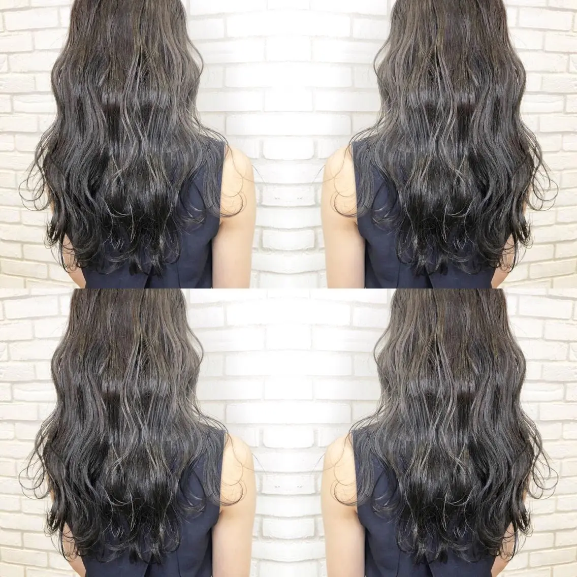 ロング カラー グレージュ 佐藤 高徳のヘアスタイル