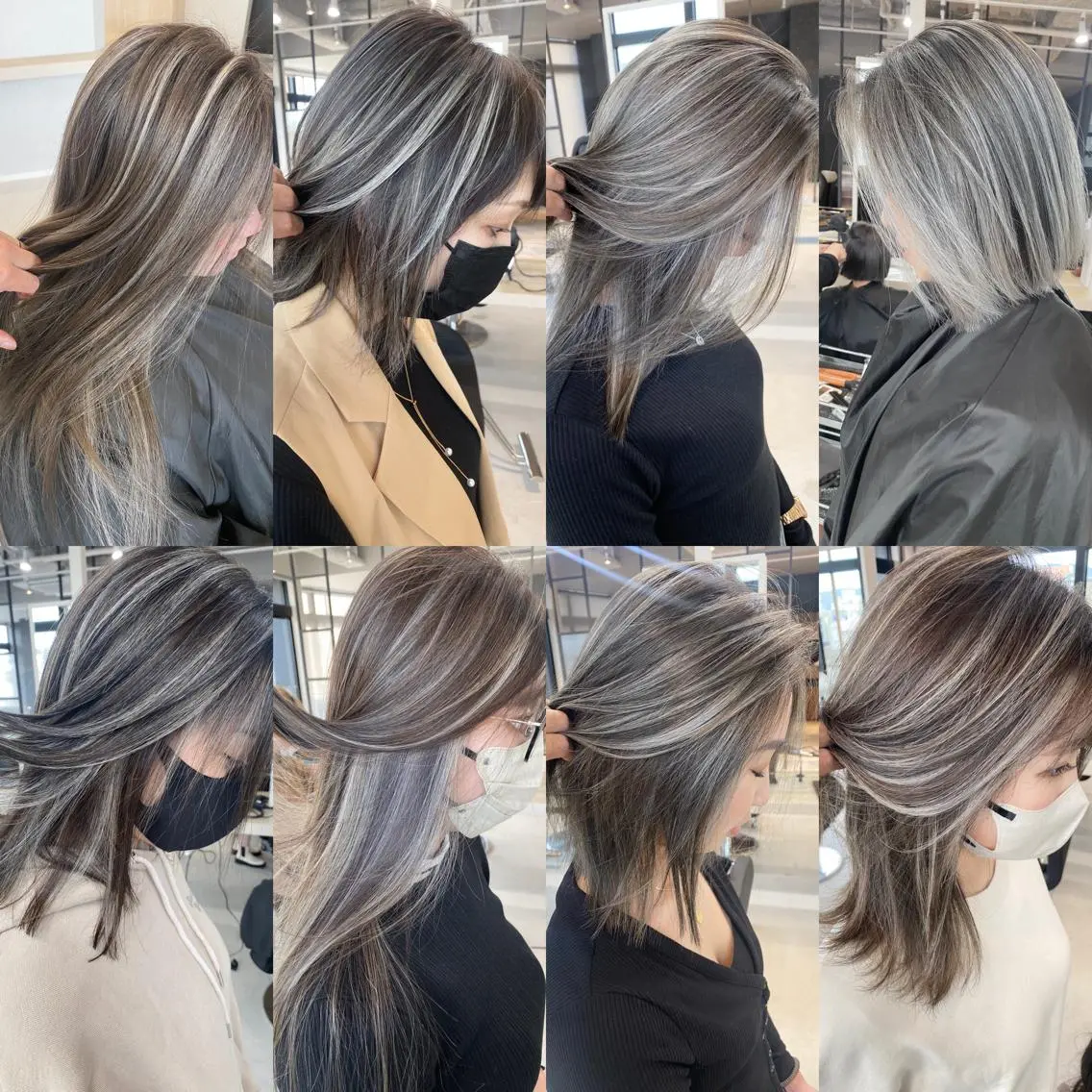 ミディアム カラー パーマ ネイル マツエク・マツパ アイブロウ ヘアカラー トリートメント 井上 一平のヘアスタイル