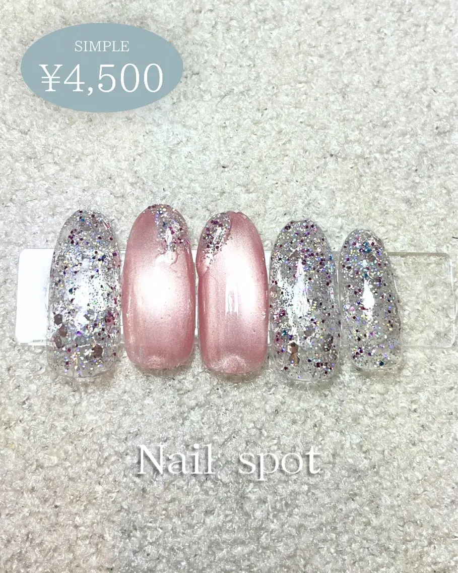 ネイル マグネットネイル ストーンネイル ハンドネイル Nail spotのネイルデザイン