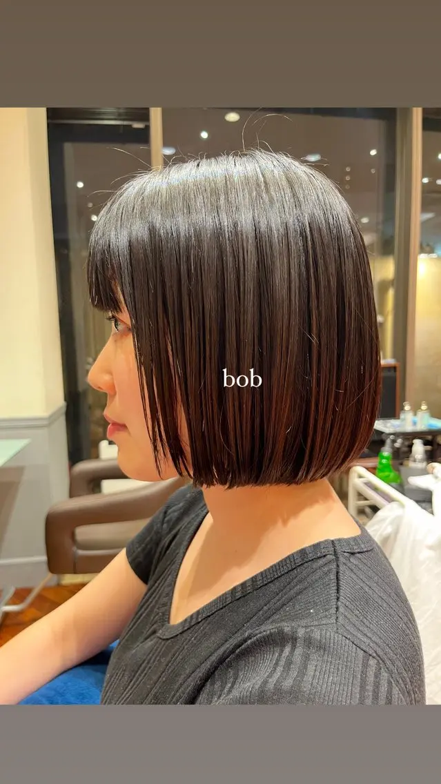 ミディアム ｼｮｰﾄｶｯﾄ 梅田 山下　すみれのヘアスタイル