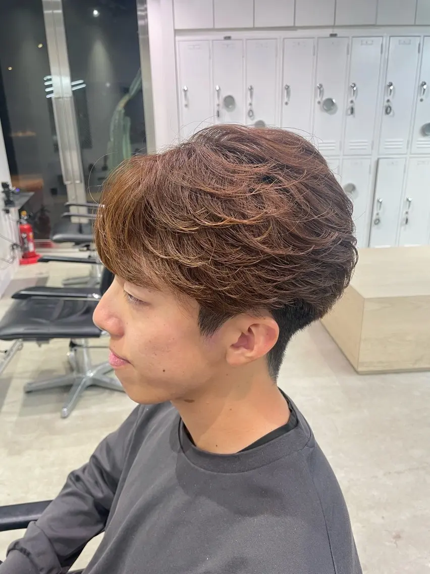 パーマ メンズ カット パーマ fifth天神 パーマ特化/石橋航海のヘアスタイル