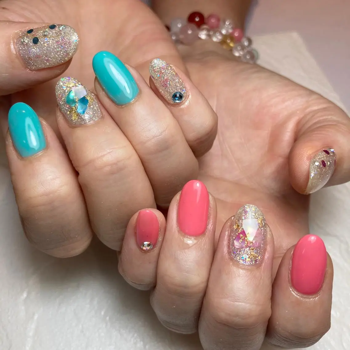 ネイル ハンドネイル mks＊nail //  枚方長尾のネイルデザイン