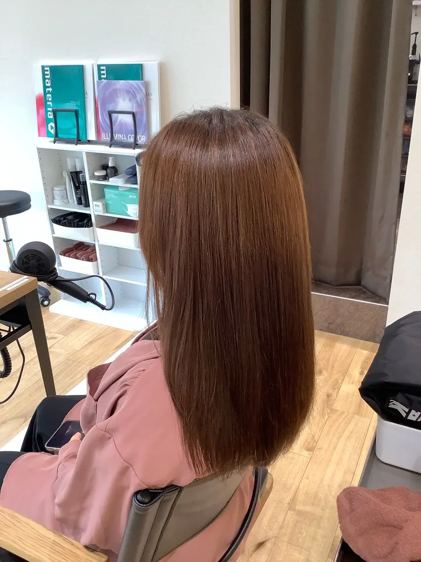 ロング カラー パーマ 髪質改善縮毛矯正 美容師✂️山崎竜二のヘアスタイル
