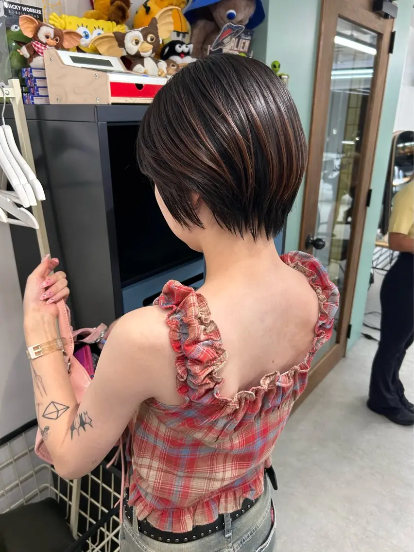 ショート ショート ・ボブ ／もえまる🌻のヘアスタイル