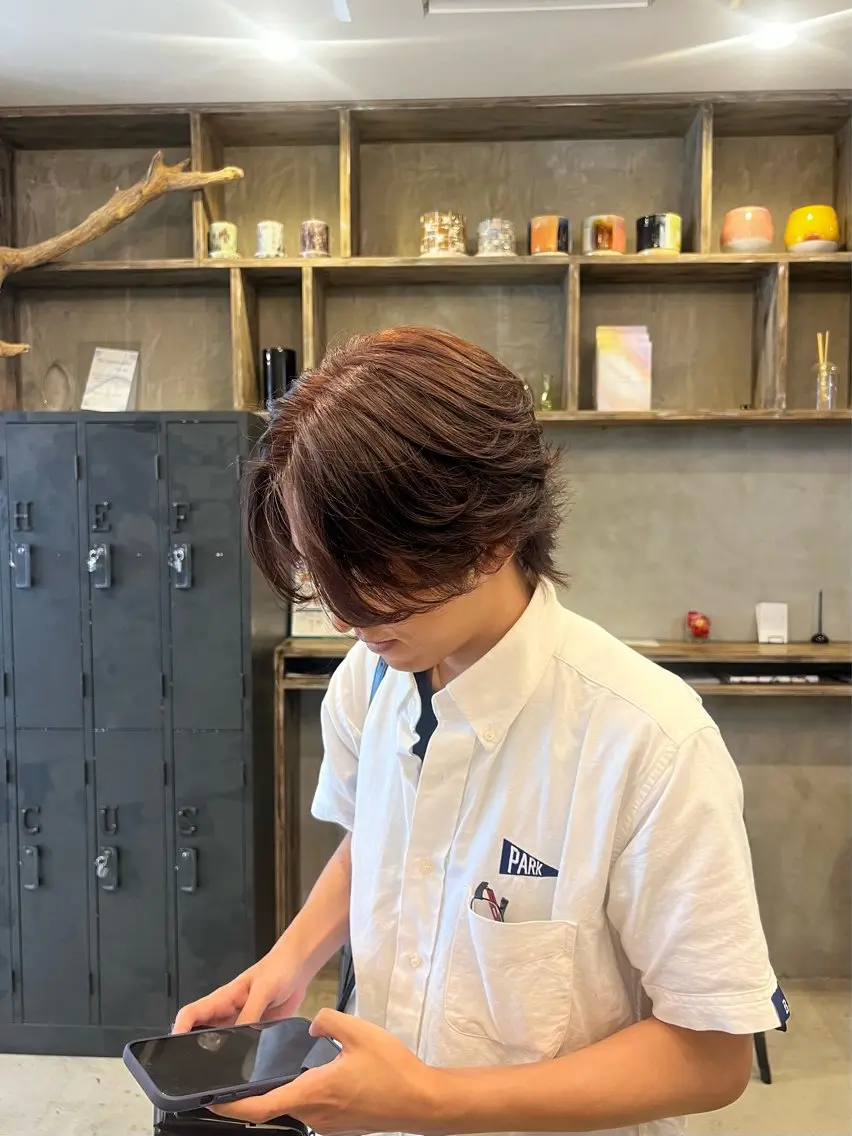 ショート ヘアカラー カラー/ダブルカラー グレイカラー椿こはなのヘアスタイル