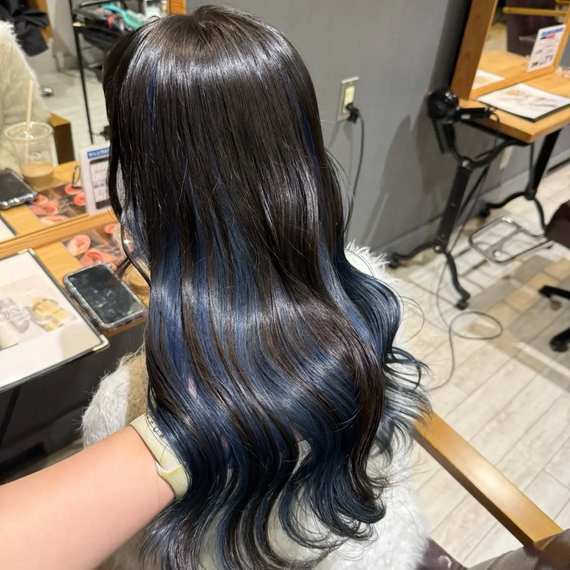 ロング カラー インナーカラー ヘアカラー みなつ/郡山駅前 /似合わせカラー✨️のヘアスタイル