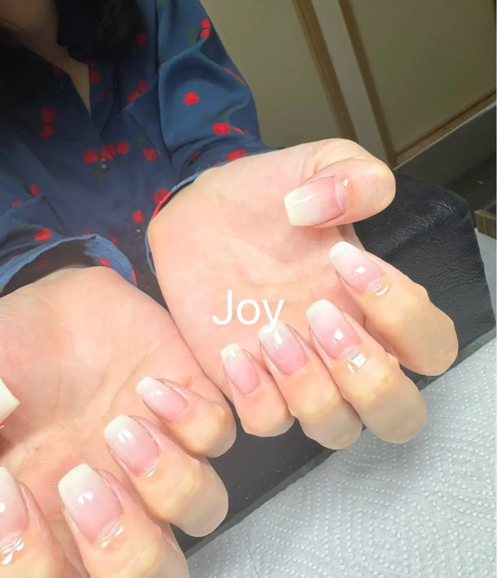 ネイル ジェルネイル グラデーション シンプルネイル Nail Salon JOYのネイルデザイン