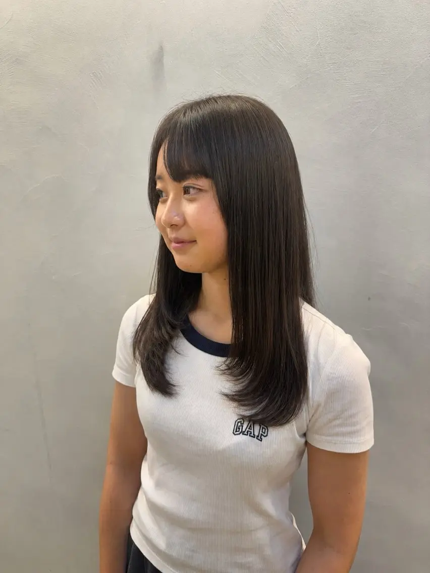 セミロング fumika ☪︎⋆のヘアスタイル