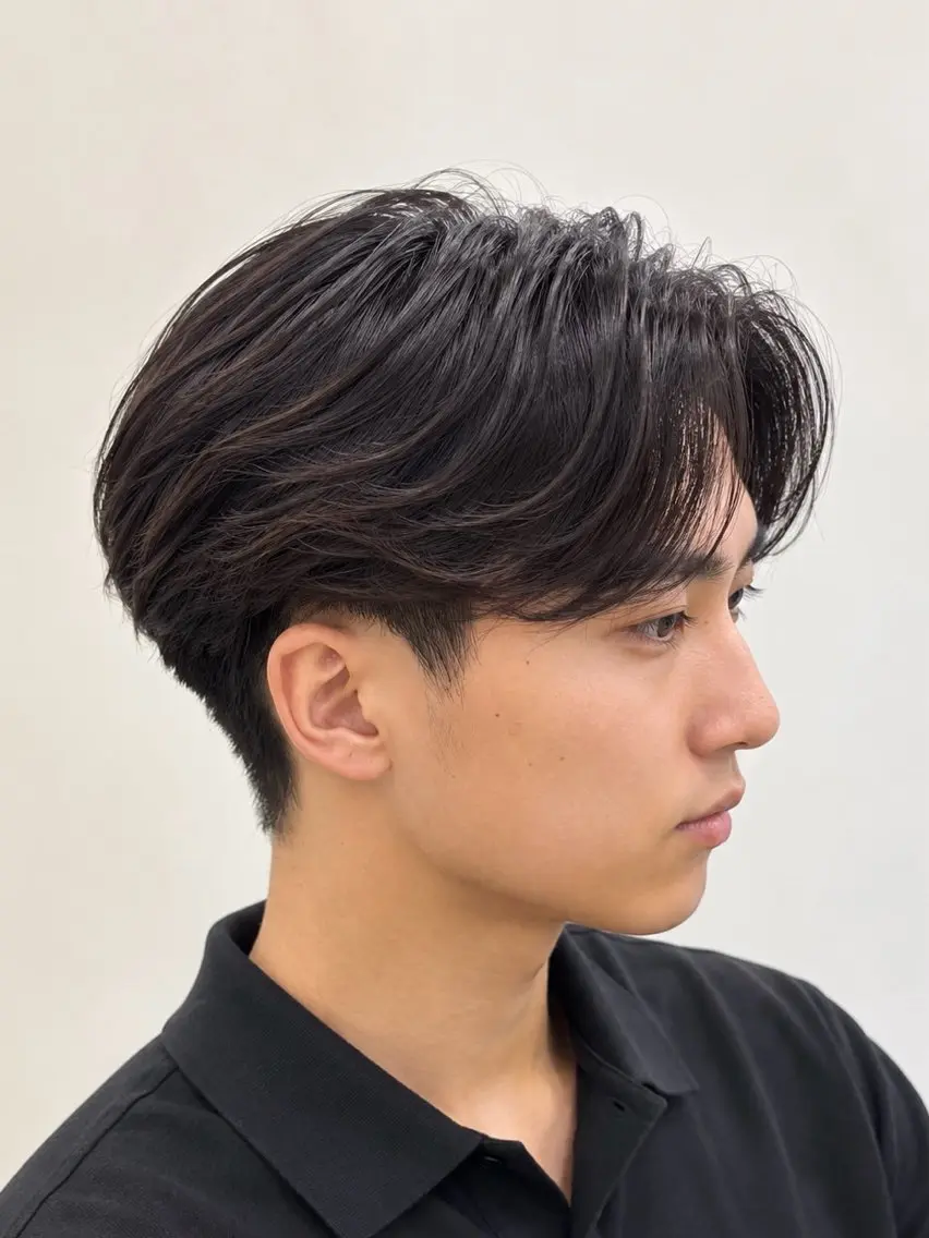 メンズ メンズ特化♪カット +パーマあおきいおりのヘアスタイル