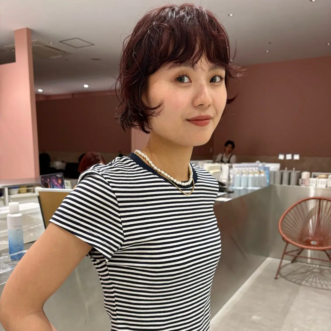 ショート カラー パーマ ニュアンスパーマ カット パーマ トリートメント 🌿ショート🌿 パーマ🌿淳平のヘアスタイル
