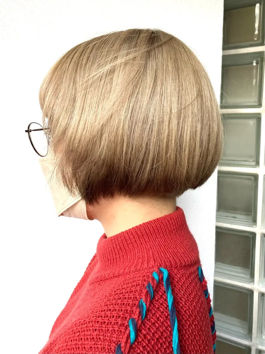 ショート ショートボブ ボブ レイヤーカット 似合わせカット ショートヘア fumika推しカラ ー/デザインカラーのヘアスタイル